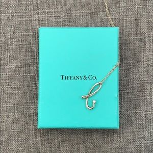 Tiffany & Co. B necklace